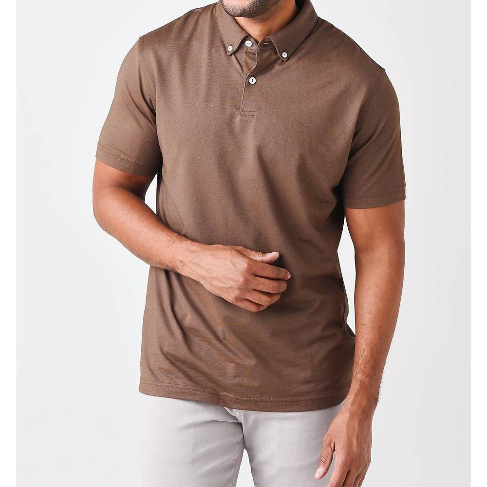 Peter Millar Brown Polo Shirt